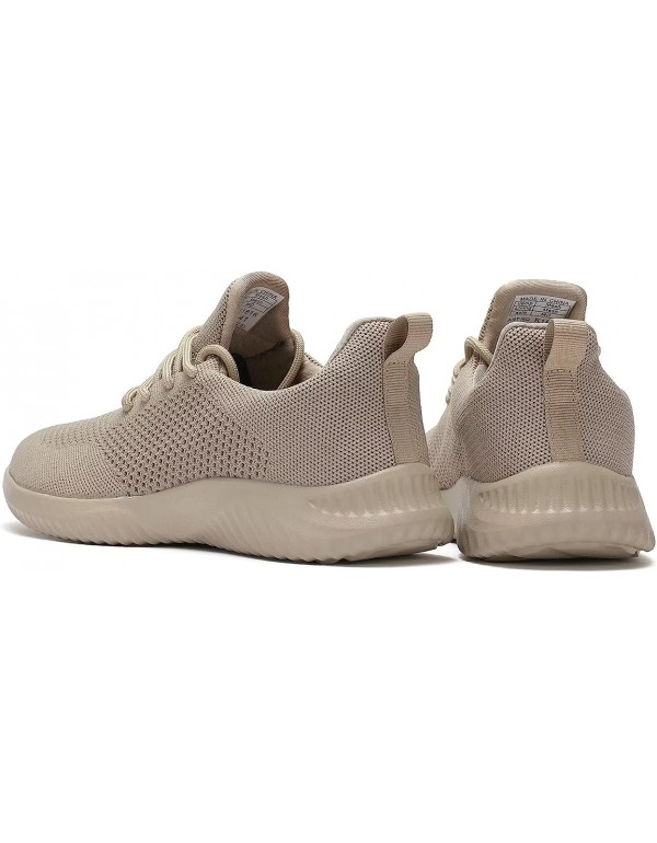 Mens Slip-on Tennis Shoes Walking Running Sneakers Lightweight Breathable Casual Soft Sole Mesh Work Gym Trainers