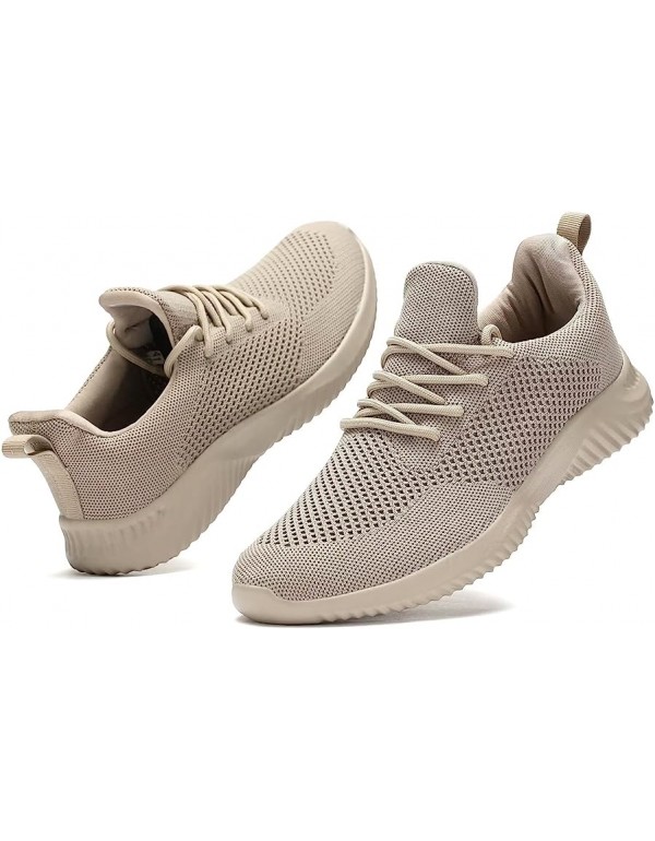 Mens Slip-on Tennis Shoes Walking Running Sneakers Lightweight Breathable Casual Soft Sole Mesh Work Gym Trainers