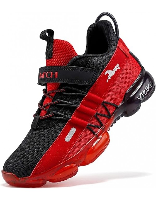 JMFCHI Boys Girls Kids' Sneakers Knitted Mesh Spor...