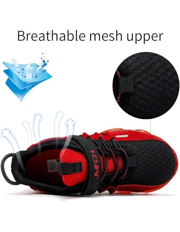 JMFCHI Boys Girls Kids' Sneakers Knitted Mesh Sports Shoes Breathable Lightweight Running Shoes for Kids Fashion Athletic Casual Shoes