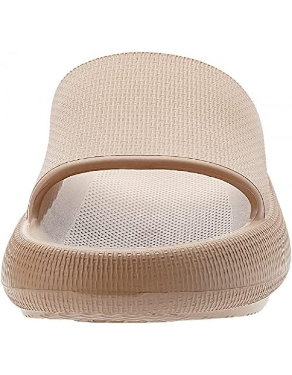 BRONAX Pillow Slippers for Women and Men | House Slides Shower Sandals | Cushioned Thick Sole